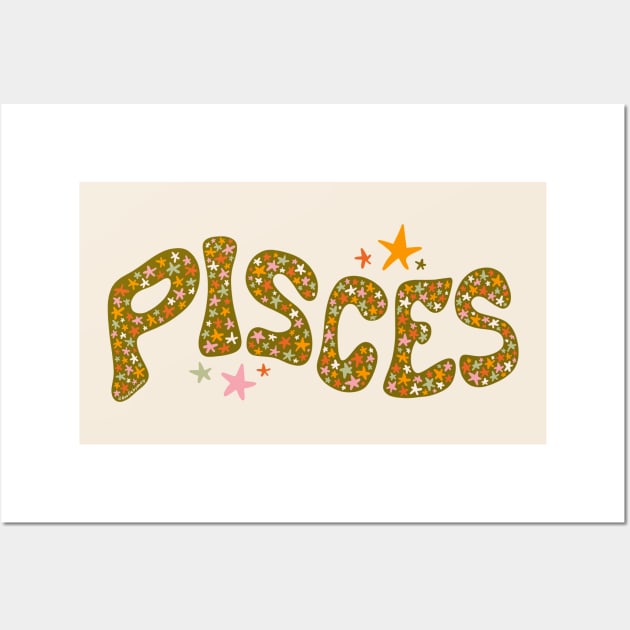 Starry Pisces Wall Art by Doodle by Meg